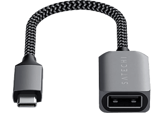 SATECHI USB Type-C - USB Type-A 3.0 adapter, asztroszürke (ST-UCATCM)