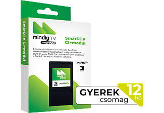 MINDIGTV PRÉMIUM Gyerek csomag CI+ Modullal 12 hó Előre fizetett szolgáltatás