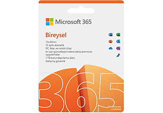 MICROSOFT Office 365 Bireysel 1 Yıl (Dijital İndirilebilir Lisans)