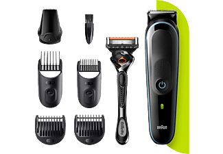 BRAUN MGK5345 7 az 1-ben Többfunkciós trimmelő, 5 tartozék és egy Gillette Fusion5 ProGlide borotva