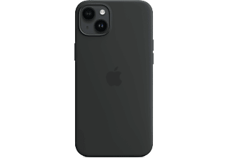 APPLE iPhone 14 Plus MagSafe rögzítésű szilikon tok, éjfekete (MPT33ZM/A)