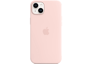 APPLE iPhone 14 Plus MagSafe rögzítésű szilikon tok, krétarózsaszín (MPT73ZM/A)