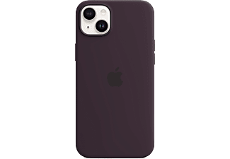 APPLE iPhone 14 Plus MagSafe rögzítésű szilikon tok, bodzabogyó (MPT93ZM/A)
