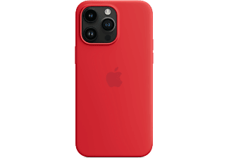 APPLE iPhone 14 Pro Max MagSafe rögzítésű szilikon tok, piros, (PRODUCD) RED (MPTR3ZM/A)