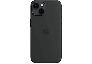 APPLE iPhone 14 MagSafe rögzítésű szilikon tok, éjfekete (MPRU3ZM/A)