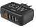 HAMA FIC E3 Hálózati töltő 1xQC 3.0 18W, 3x USB-A, 15W, fekete (201629)