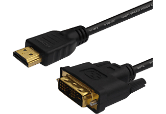 SAVIO HDMI - DVI összekötő kábel, 1,8 méter (CL-139)