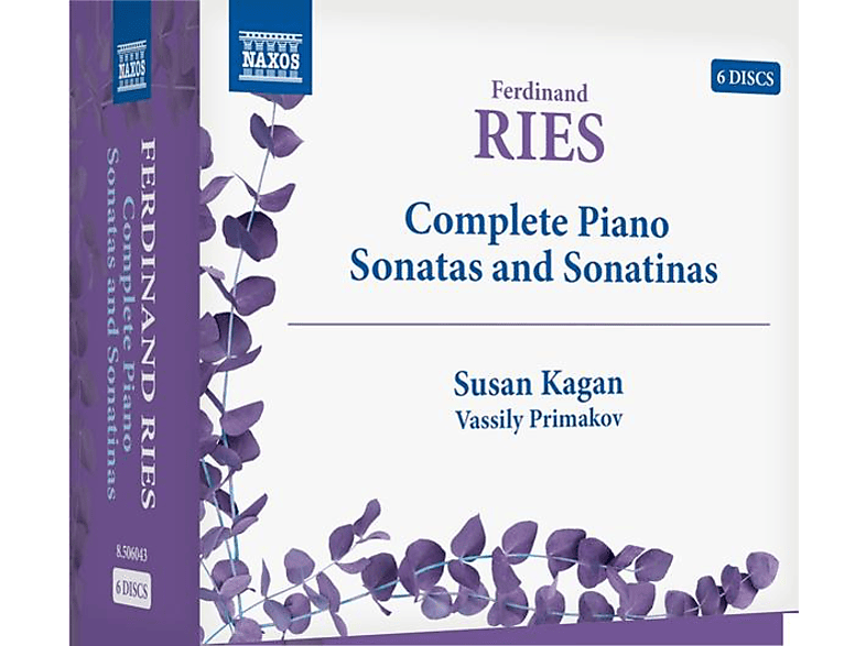 Kagan Susan Primakov Vassily Ferdinand Ries Complete Piano Sonatas