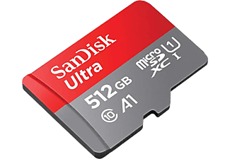 SANDISK Micro SD Ultra android kártya 512GB, 150MB/s, A1, Class 10, UHS-I (215424)