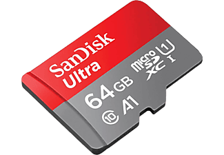 SANDISK Micro SD Ultra kártya 64GB, 140MB/s, A1, Class 10, UHS-I (215426)