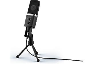 URAGE Stream 900 HD streaming mikrofon asztali karos állvánnyal, fekete (186087)