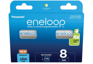 PANASONIC eneloop 8db 2000mAh Ni MH akkumulátor BK3MCDE 8BE