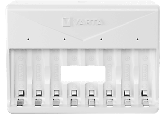 VARTA Multi akku töltő 2,4,6/8 AA, AAA NiMH töltésére, Type-C kimenet, akkuk nélkül, fehér (57659101401)