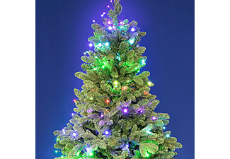 CHRISTMAS LIGHTING iSparkle applikációval vezérelhető kül- és beltéri LED fényfüzér, 198 LED, RGB (LEDS198V)