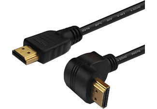 SAVIO HDMI v1.4 összekötő kábel, 90 fokos, 1,5 méter (CL-04)