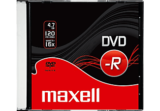 MAXELL DVD-R írható DVD lemez, 16x írási sebesség, Slim tok (275608)