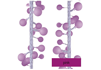 EMOS kültéri és beltéri, LED fényfüzér, cseresznye – golyók 2,5 cm, 4 méter, 40LED, rózsaszínű (D5AP01) ()