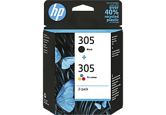HP 305 tintapatron csomag, fekete + háromszínű (6ZD17AE)