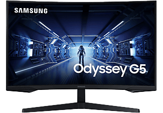 SAMSUNG Odyssey G5 C27G55TQBUXEN 27'' Ívelt WQHD 144 Hz 16:9 FreeSync VA LED Gamer Monitor