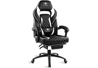 SPIRIT OF GAMER Mustang gaming szék, fekete-fehér (SOG-GCMWT)