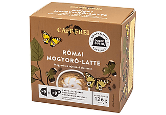 CAFE FREI Római Mogyoró Latte, Dolce Gusto kompatibilis kávékapszula, 9db