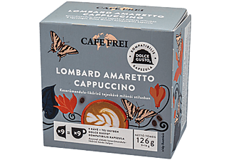 CAFE FREI Lombard Amaretto-Cappuccino, Dolce Gusto kompatibilis kávékapszula, 9db