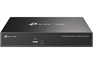 TP LINK VIGI 8 csatornás hálózati videófelvevő, NVR, fekete (VIGI NVR1008H)
