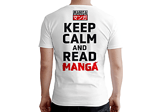 Keep Calm And Read Manga - M - férfi póló