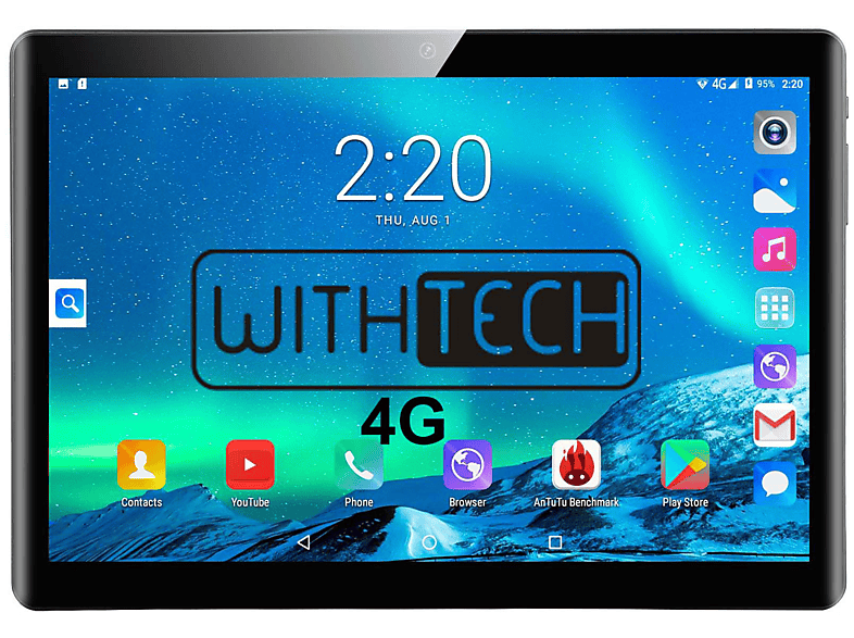 Tablet WITHTECH CIS Edison VI Negro 64 GB 10 1 6 GB RAM