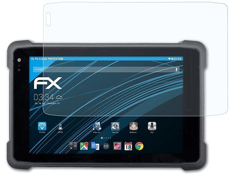 ATFOLIX 2x FX Clear Displayschutz für Werock Rocktab S208 MediaMarkt