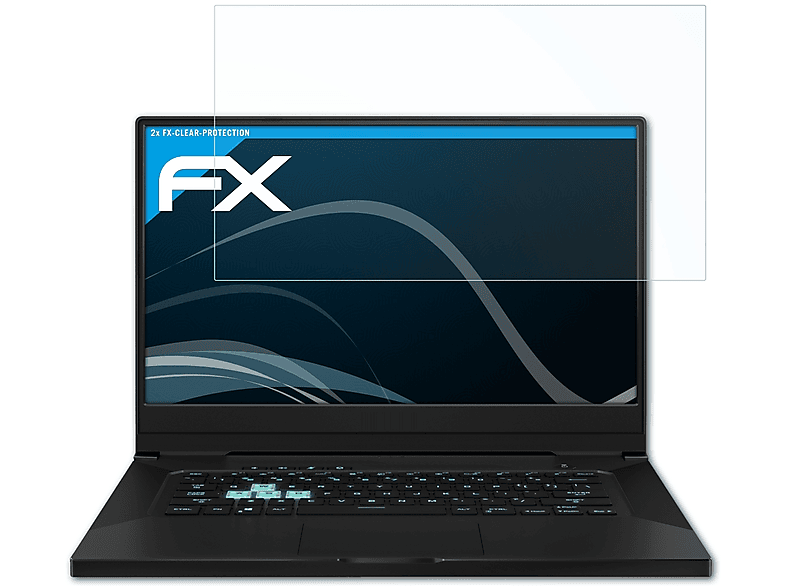 ATFOLIX 2x FX Clear Displayschutz für Asus TUF Dash F15 2022