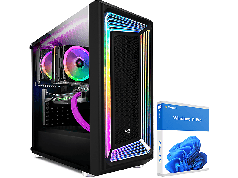 KRAFTPC Intel Core I9 11900KF Windows 11 Pro Gaming PC Mit Intel