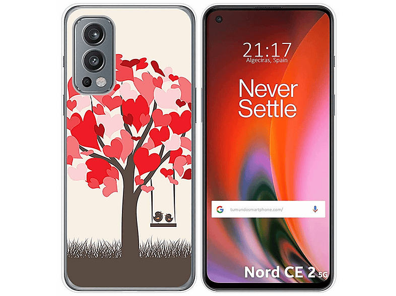 Funda móvil TUMUNDOSMARTPHONE OnePlus Nord 2 5G Compatible con