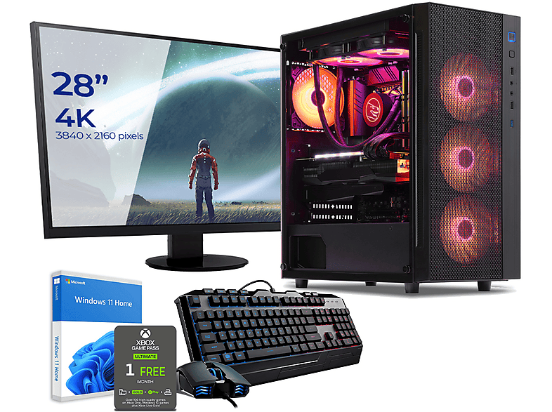 SEDATECH AMD Ryzen 9 7950X mit Wasserkühlung Pack PC Gamer mit AMD