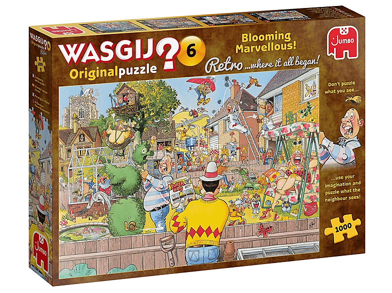 JUMBO Puzzle Wasgij Retro Original 6 Es wächst wie Kraut 1000 Stück