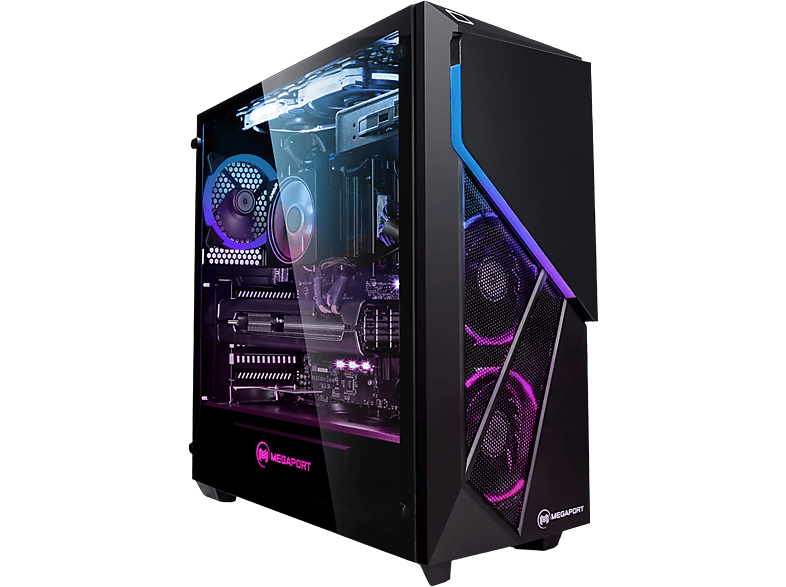 MEGAPORT Komplett Set Striker AMD Ryzen 7 5700X Windows 11 Home 64