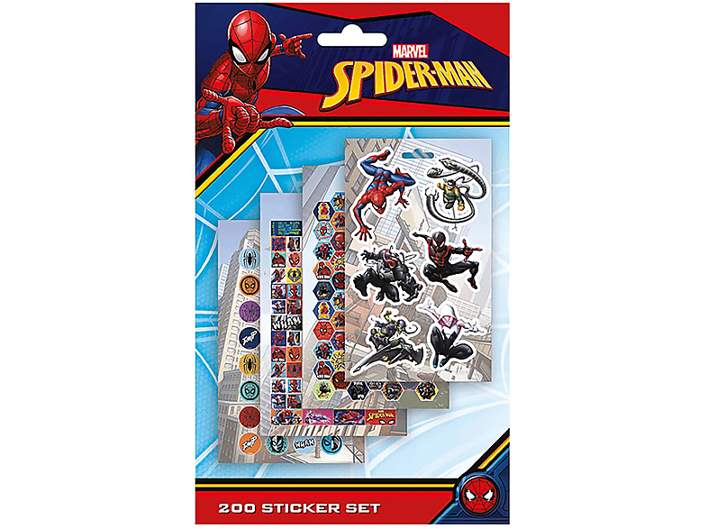 200 Sticker Set Sticker Sets Spider Man MediaMarkt