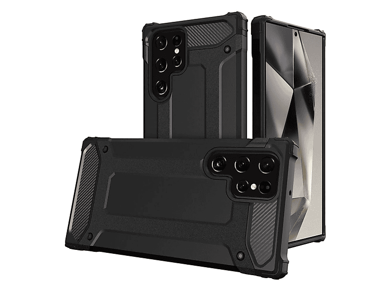 Caseonline Hybrid Backcover Samsung Galaxy S Ultra Schwarz