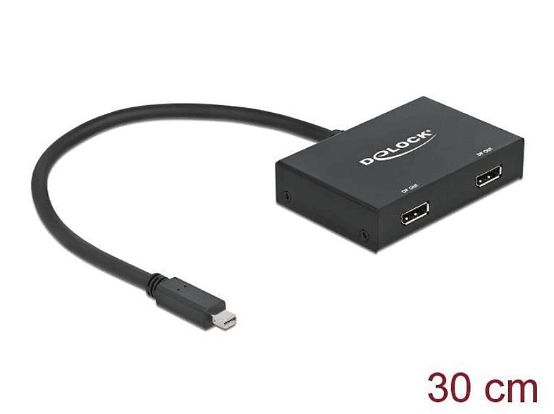 Delock Displayport Splitter Schwarz Saturn