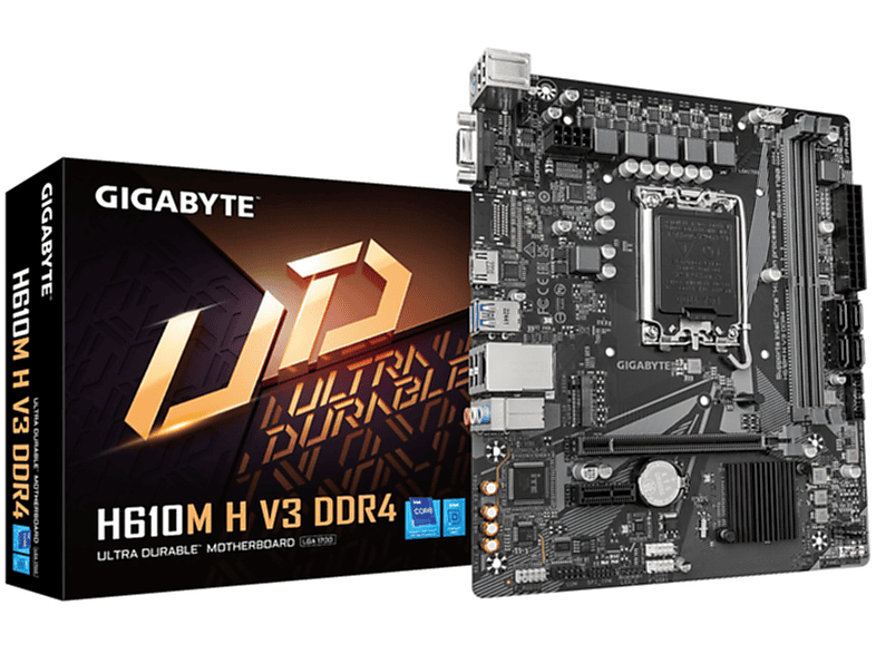 Gigabyte H M H V Ddr Mainboards Schwarz Mediamarkt