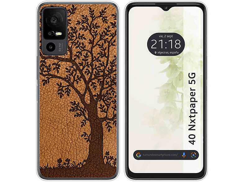 Funda móvil TUMUNDOSMARTPHONE TCL 40 NXTPAPER 5G Compatible con TCL