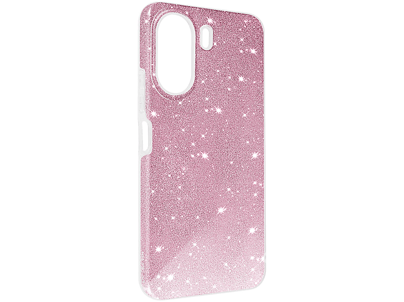 Avizar Glitter Case Backcover Xiaomi Poco C Rosa Saturn