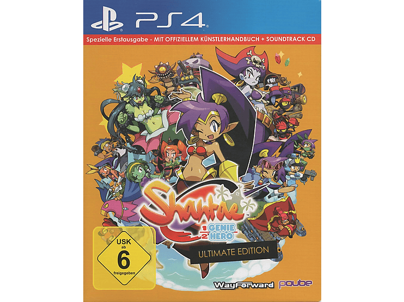 Shantae Half Genie Hero Ultimate Edition PlayStation 4 SATURN