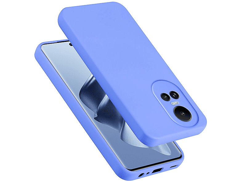 Cadorabo H Lle Im Liquid Silicone Case Style Backcover Oppo Reno