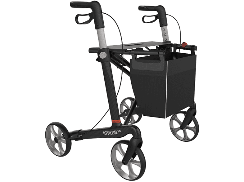 REHASENSE Athlon HD Carbon Rollator Rollatoren SATURN