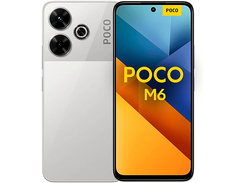 Móvil XIAOMI POCO M6 Plata 256 GB 8 GB RAM 6 79 FHD Mediatek