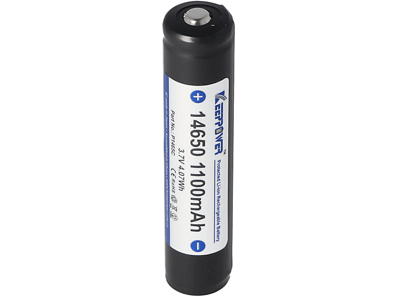 KEEPOWER Keeppower 14650 1100mAh 3 6V 3 7V Li Ion Akku P Li Ion