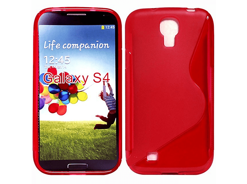 Caseonline S Line Rot Backcover Samsung Galaxy S Multicolor