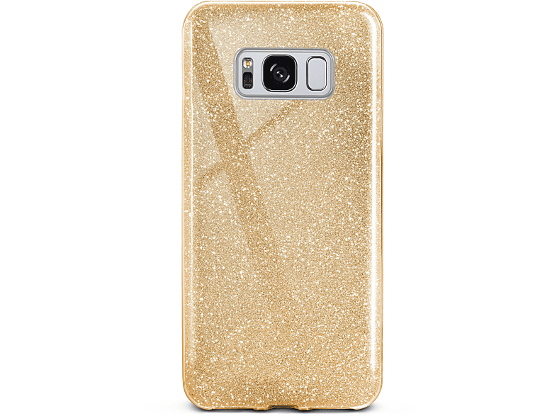 ONEFLOW Glitter Case Backcover Samsung Galaxy S8 Plus Shine Gold