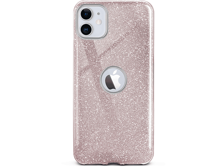 ONEFLOW Glitter Case Backcover Apple iPhone 11 Gloss Rosé